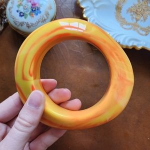 Vintage Orange/Yellow bangle